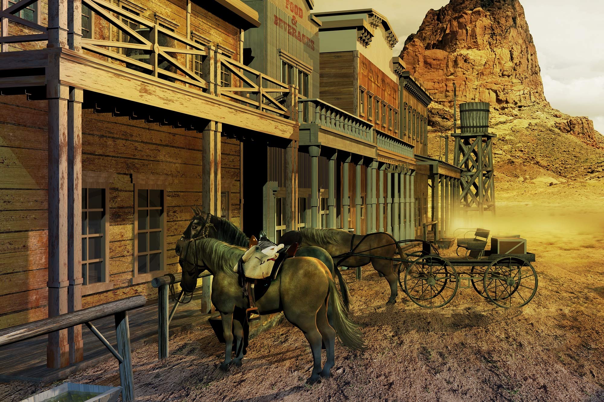 Westernové městečko Hill Valley